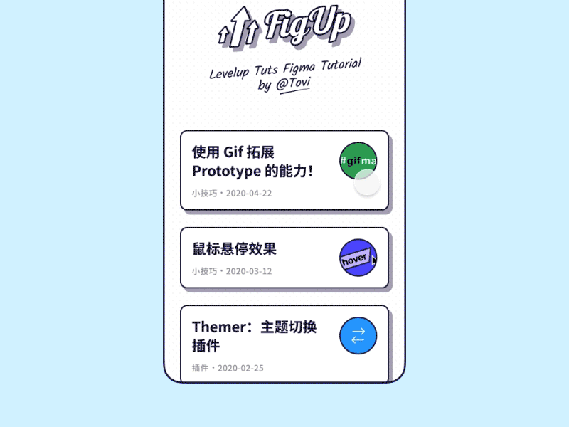 FigUp Figma Prototype 封面